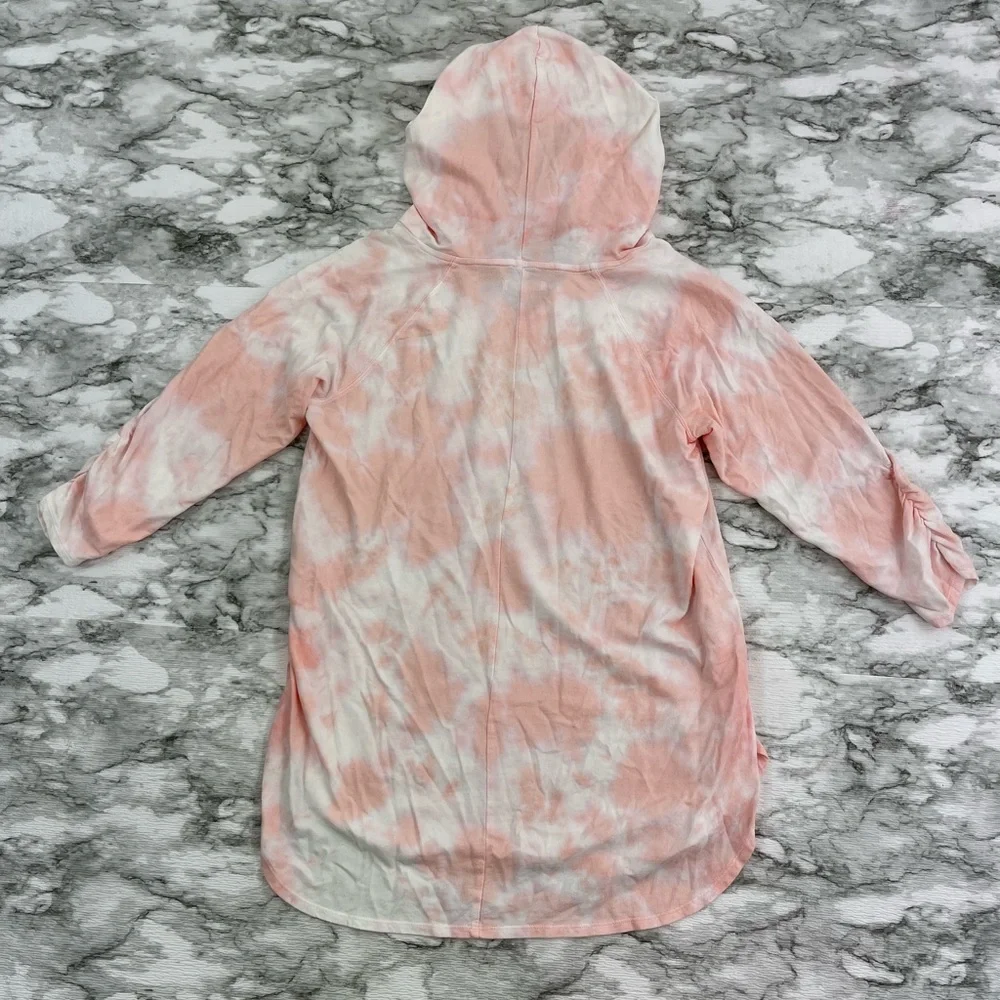 NWT Maurice’s Pink Tie-Dye Hooded Top - Picture 4 of 9